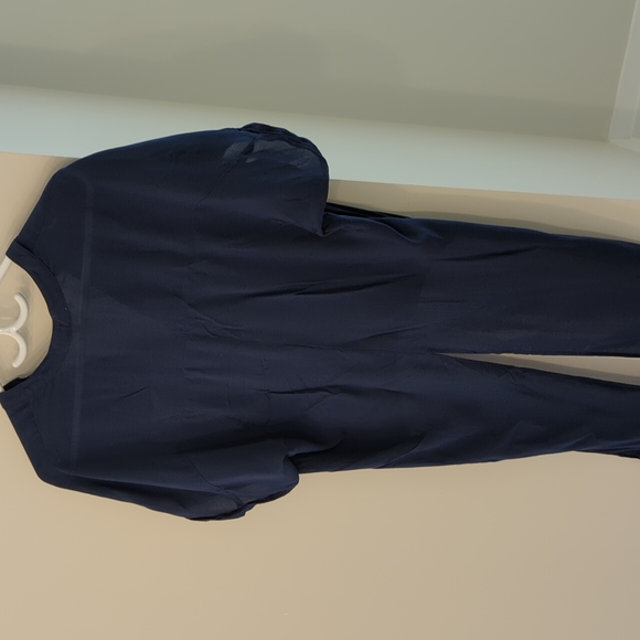 BCBG blue shirt with flowy tails - Picture 6 of 8